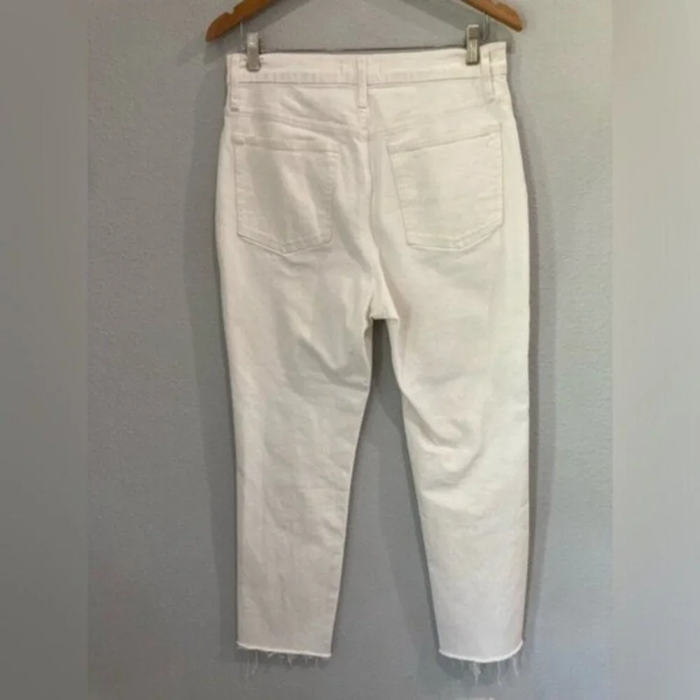 Madewell Women's High Rise Jeans - White - Picture 9 of 13